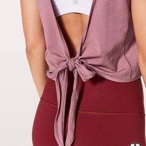Lululemon tie back tank Size 8